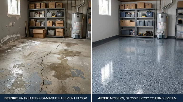 Top Signs Your Basement Needs Concrete Floor Coating